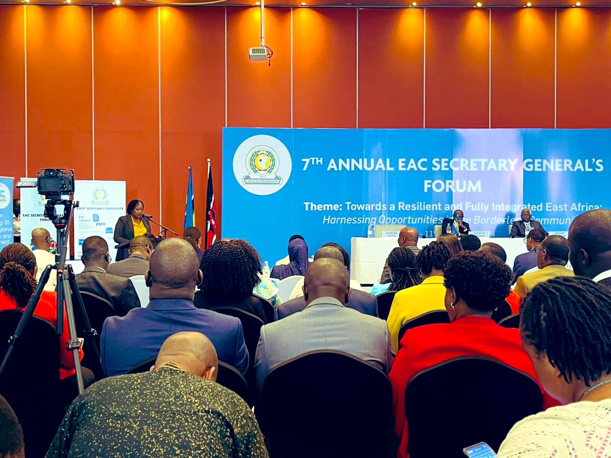 FarajaAfricaFdn's tweet photo. We are honored to participate in the 7th Annual EAC Secretary General’s Forum, focusing on strengthening regional integration, resolving past border challenges, and fostering sustainable development for our community. #EAC@25 #SGForum2024 #AfricaYouthVoices https://t.co/2jPX5ZMmey