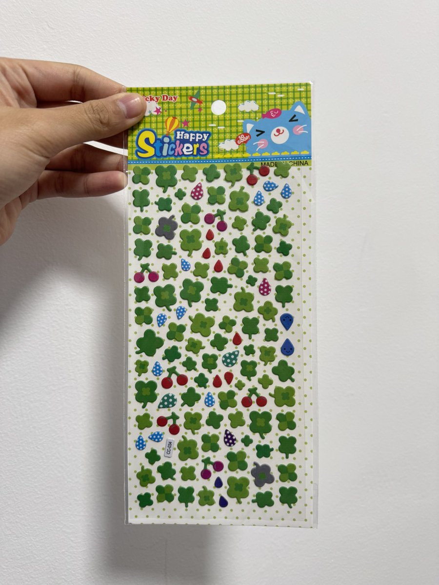 📌 clover stickers 
proce 18k dp 10k