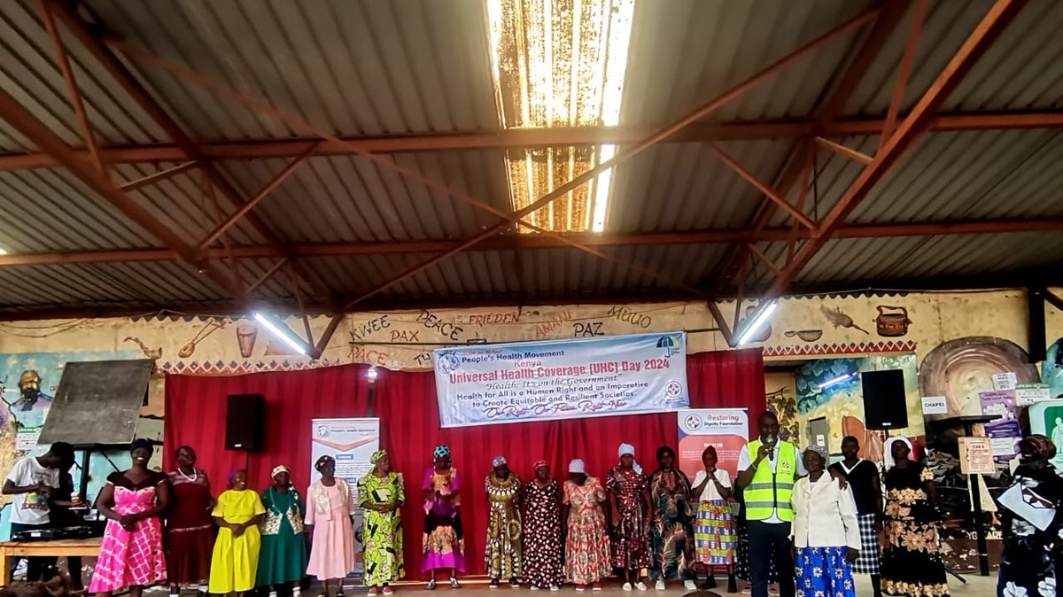 TheSheMainTable's tweet photo. The She Main Table joined Restoring Dignity Korogocho in celebrating #UHCDay2024, aligning with the ongoing #16DaysOfActivism campaign! Together, we honored the vital role of Universal Health Coverage in protecting vulnerable populations. https://t.co/NcXRDGY57Y