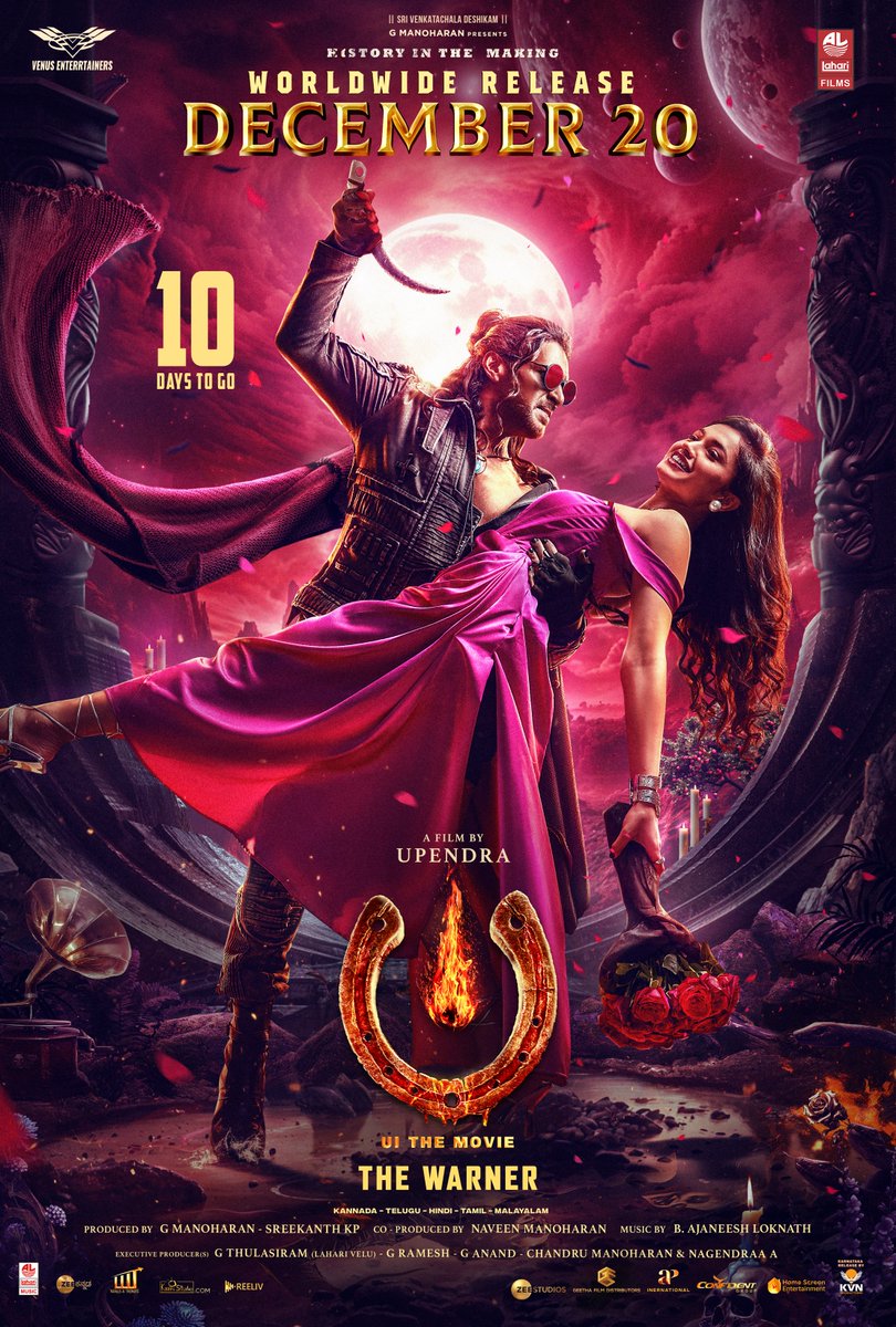 Access Bollywood (@accessbollywoo2) on Twitter photo 10 DAYS TO GO for #UiTheMovie – THE WARNER will ROAR from December 20th 💥
#UppiDirects #Upendra <a href="/nimmaupendra/">Upendra</a> #GManoharan @Laharifilm <a href="/enterrtainers/">Venus Enterrtainers</a> <a href="/kp_sreekanth/">Sreekanth KP</a> #NaveenManoharan <a href="/AJANEESHB/">B AJANEESH LOKNATH</a> <a href="/shivakumarart/">shivakumar</a> <a href="/Reeshmananaiah/">Reeshma Nanaiah</a> <a href="/LahariMusic/">Lahari Music</a> #GeethaFilmDistributors <a href="/APIfilms/">AP International</a> 10 DAYS TO GO for #UiTheMovie – THE WARNER will ROAR from December 20th 💥
#UppiDirects #Upendra <a href="/nimmaupendra/">Upendra</a> #GManoharan @Laharifilm <a href="/enterrtainers/">Venus Enterrtainers</a> <a href="/kp_sreekanth/">Sreekanth KP</a> #NaveenManoharan <a href="/AJANEESHB/">B AJANEESH LOKNATH</a> <a href="/shivakumarart/">shivakumar</a> <a href="/Reeshmananaiah/">Reeshma Nanaiah</a> <a href="/LahariMusic/">Lahari Music</a> #GeethaFilmDistributors <a href="/APIfilms/">AP International</a>