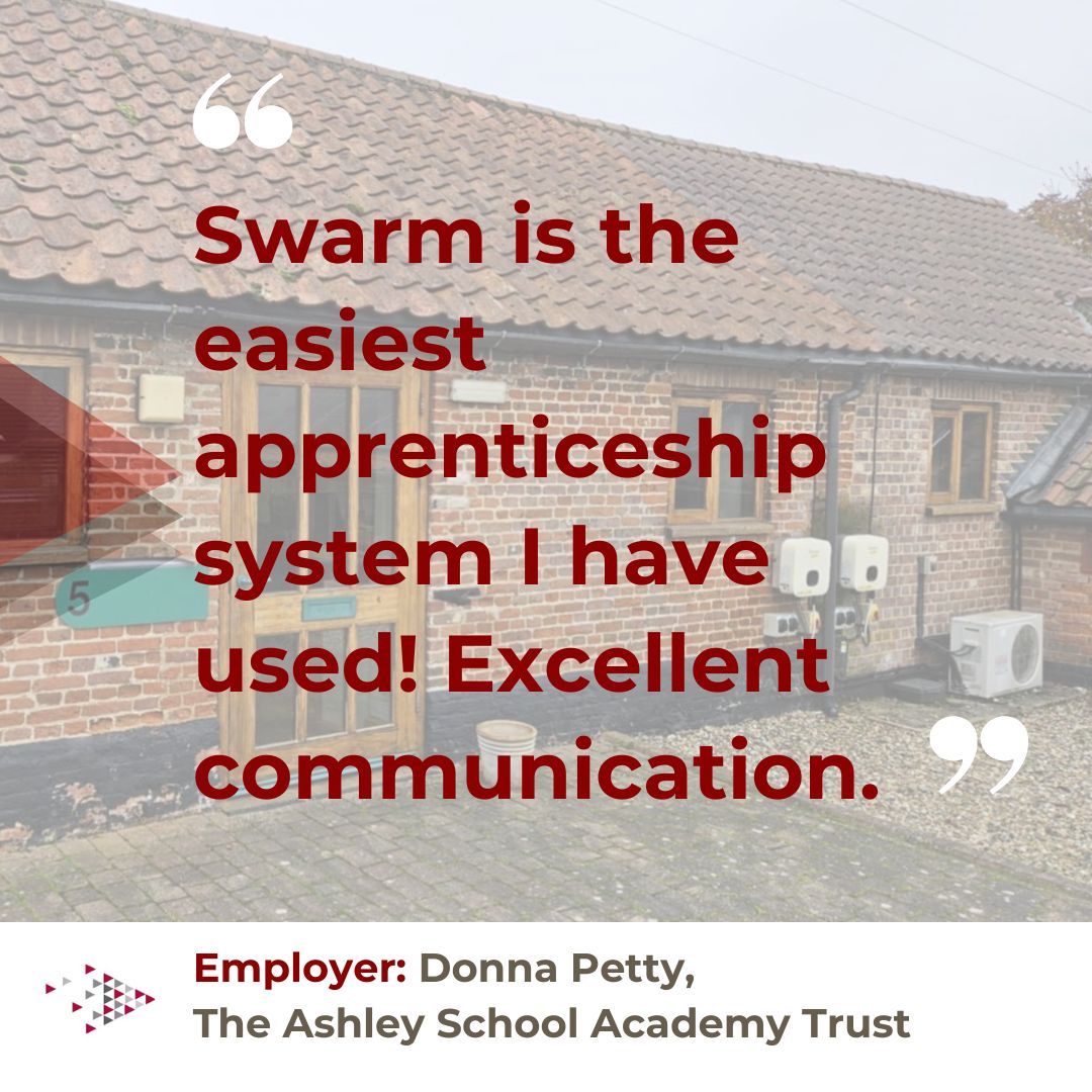 swarm_tweets's tweet image. Lovely feedback received this week in one of our regular progress reviews with employers and learners!

Thank you, Donna.

#trainingprovider #apprenticeships