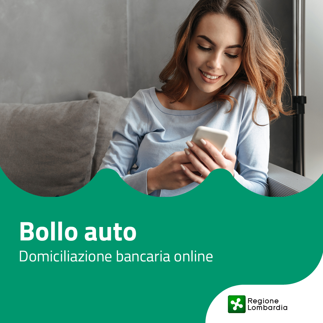 RegLombardia's tweet photo. Lo sai che puoi pagare il #bolloauto a prezzo scontato? Con la domiciliazione bancaria hai una riduzione del 15% sull’importo dovuto, pari a quasi 2 mesi gratis. Domande online nell’Area Personale Tributi tramite SPID, CIE o CNS. Pe info👉https://t.co/54oQXkSjuI https://t.co/x6n2i2epSl