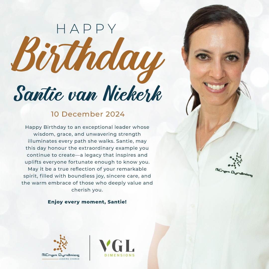 VGLDimensions's tweet photo. 🎉🎂 Happy Birthday to our formidable leader, Santie van Niekerk! 🎂🎉

#happybirthday #celebrationoflife #happybornday https://t.co/CjjLqGqRJ6