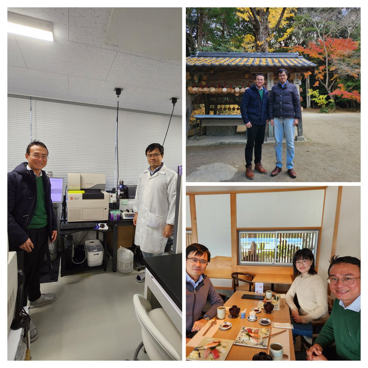 Duc Mai (@maithanhduc) on Twitter photo Crossing to Fukuoki, to the lab of Pr. Kawai Takayuki at Kyushu Uni. Admire the coastal beauty, enjoy a original version of sushi. And surprised by the huge amount of work with 15 Sciex CE, 7 LIF and 5 CE-MS down to pM and fM :) <a href="/MyriamTaverna/">myriam TAVERNA</a> <a href="/ObeidSameh/">Sameh H. Obeid</a> <a href="/ThuyTran_M/">Tran</a> #teamPNAS Crossing to Fukuoki, to the lab of Pr. Kawai Takayuki at Kyushu Uni. Admire the coastal beauty, enjoy a original version of sushi. And surprised by the huge amount of work with 15 Sciex CE, 7 LIF and 5 CE-MS down to pM and fM :) <a href="/MyriamTaverna/">myriam TAVERNA</a> <a href="/ObeidSameh/">Sameh H. Obeid</a> <a href="/ThuyTran_M/">Tran</a> #teamPNAS