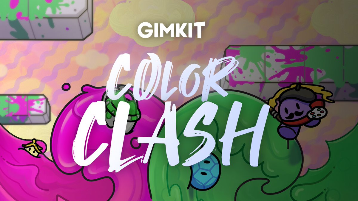 🖌️ Introducing our new game mode: COLOR CLASH!

Paint as much of the map as you can for your team before time runs out!

Your team must work together because the other team can paint over your color with theirs.

Which team will claim the color crown? Play now to find out!