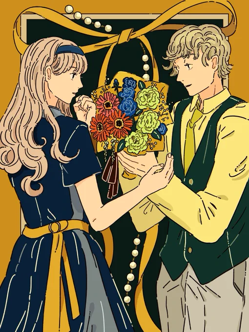 #今年も残りわずかなので今年一番ぶっ刺さった絵を自分で言う皆さんに褒めていただいて、嬉しかった絵です 