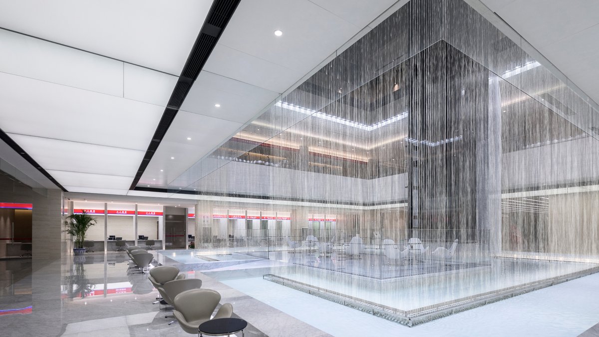 Nikken_Global's tweet photo. Bank of Qingdao
Centered around the theme of "water," the plan draws influence from feng shui, the Taoist philosophy that calls for arranging living spaces to create balance with the natural world. 
Learn more: https://t.co/QeL2A8AFjD

Photo: Kenji Masunaga
#InteriorDesgin https://t.co/Ol8BK7OFfB