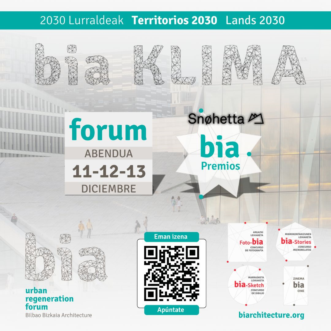 arquitect_viva's tweet photo. ¡BIA Urban Regeneration Forum regresa del 11 al 13 de diciembre en Bilbao! 
Un evento clave para debatir y reflexionar sobre la regeneración urbana, la sostenibilidad y la arquitectura contemporánea.
Este año, el Premio BIA se otorga a Snøhetta
Descubre más sobre el foro e inscríbete aquí (Presencial y en Streaming): 
https://t.co/T0SkzJQz4W
¡Únete al cambio! 
#BIAForum #UrbanRegeneration 
@BIAarchitecture