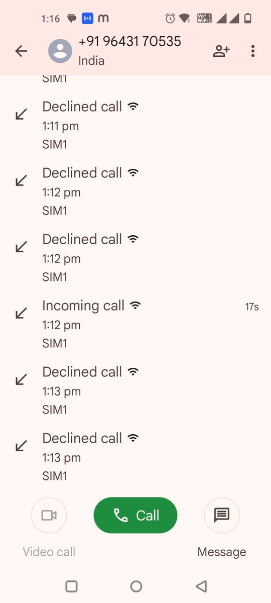 arun1gulia's tweet photo. @RBIsays @RBI @OneCardHelp dear onecard team your third party collection agency was called to my my previous office HR ma'am and they are misbehaving with her please take strict action against them also share the third party agency and address with. Iam sharing the screenshot. https://t.co/EGQXqirjtp