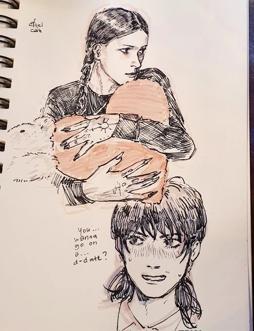 café drawings :3 