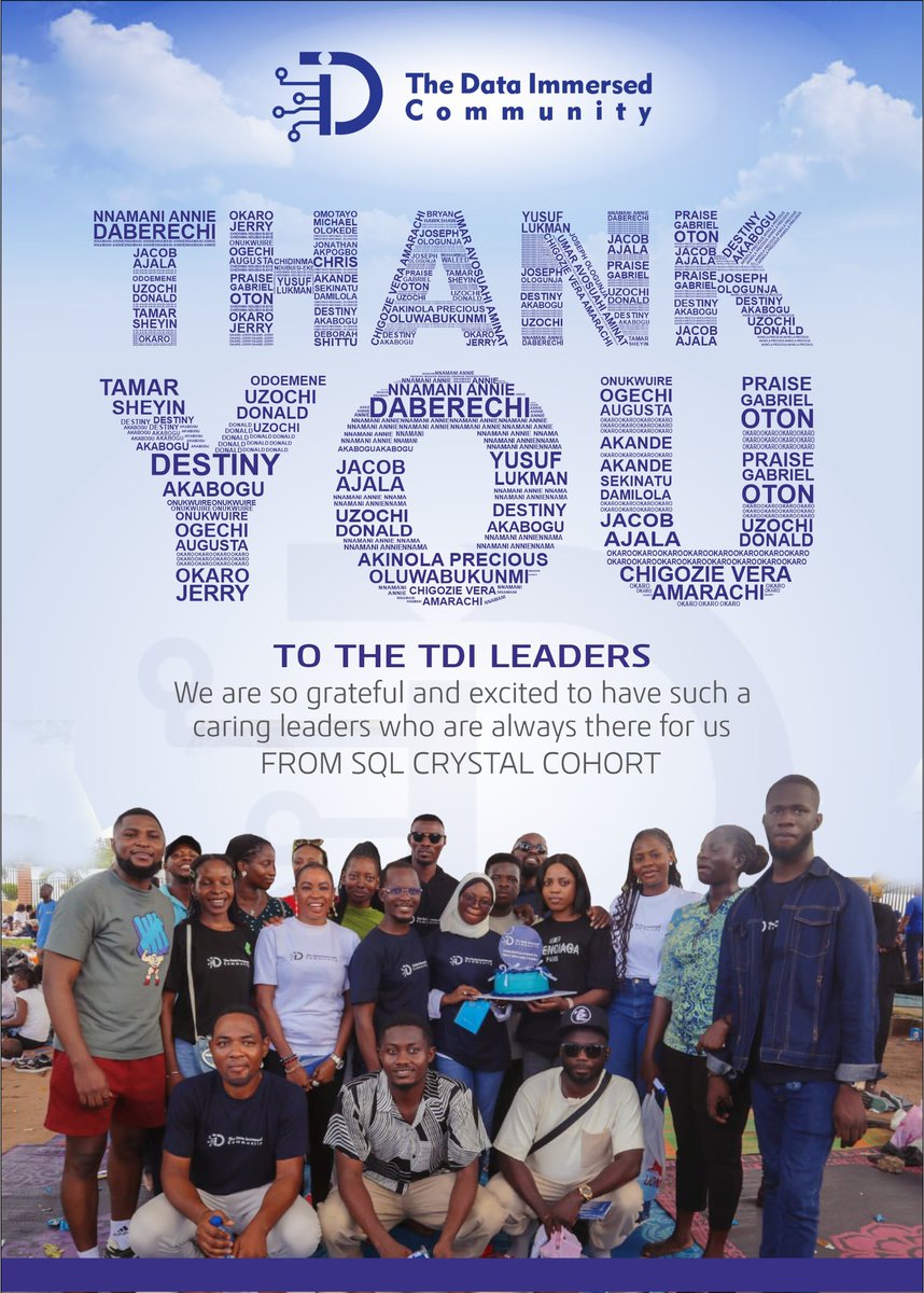 Abdul rasheed (@walexybig) on Twitter photo <a href="/TDataImmersed/">The Data Immersed</a> Leaders Thank you for all you do we are grateful. <a href="/DabereNnamani/">Annie🦋</a> <a href="/JacobAjala/">Jacob</a> <a href="/OdoemeneDDev/">Odoemene Donald</a> <a href="/Jerryflames_/">Jerry O.</a> <a href="/NelsonJonathan/">Jonathan Nelson</a> <a href="/VeraChigozie/">Vera🦋</a> and all other members of TDI. <a href="/TDataImmersed/">The Data Immersed</a> Leaders Thank you for all you do we are grateful. <a href="/DabereNnamani/">Annie🦋</a> <a href="/JacobAjala/">Jacob</a> <a href="/OdoemeneDDev/">Odoemene Donald</a> <a href="/Jerryflames_/">Jerry O.</a> <a href="/NelsonJonathan/">Jonathan Nelson</a> <a href="/VeraChigozie/">Vera🦋</a> and all other members of TDI.