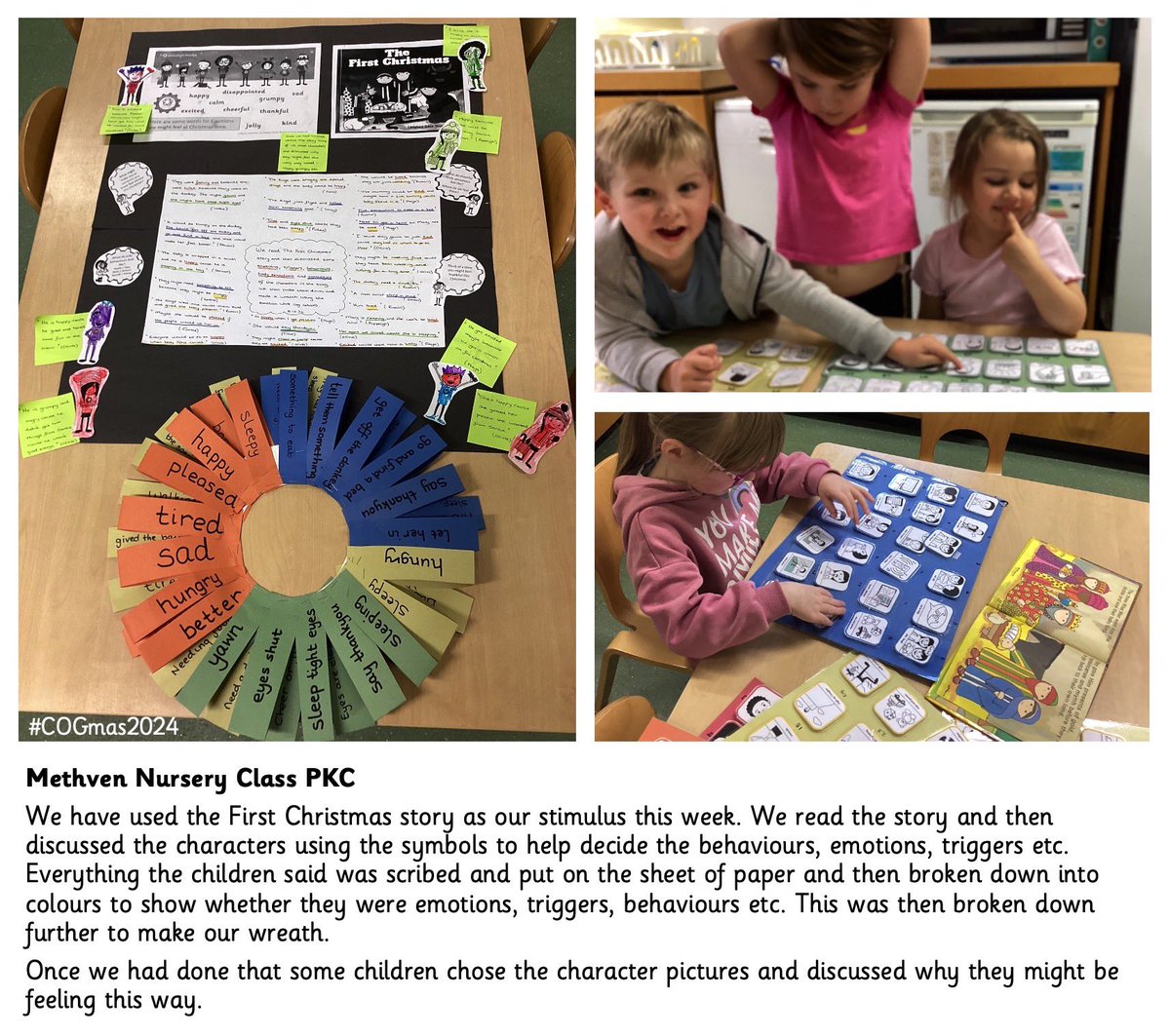 Here’s a #SYMBOLtastic Early Learning example for #COGmas2024 from <a href="/methven_school/">Methven School</a> nursery class ☺️