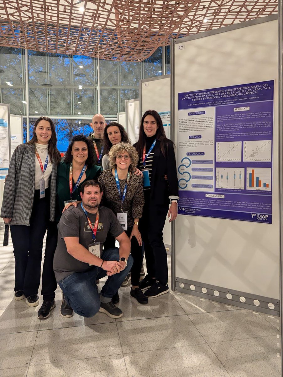 HTVCEbre's tweet photo. 🎉 Els fisioterapeutes d'AP de les Terres de l'Ebre han presentat dos pòsters al III Congrés Internacional de Fisioteràpia #FTP24! @ColFiCat https://t.co/8Yn68N8TYZ