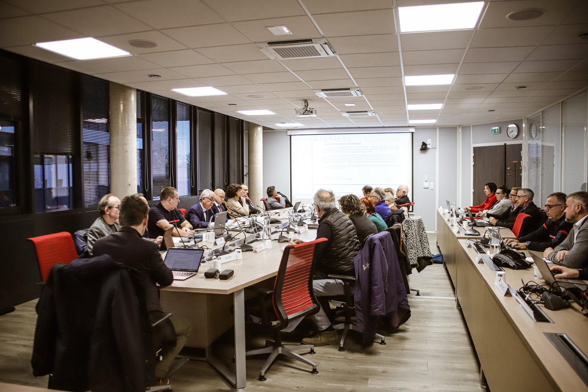 Les élus du Conseil d'Administration du SDIS 21 sont réunis ce matin.