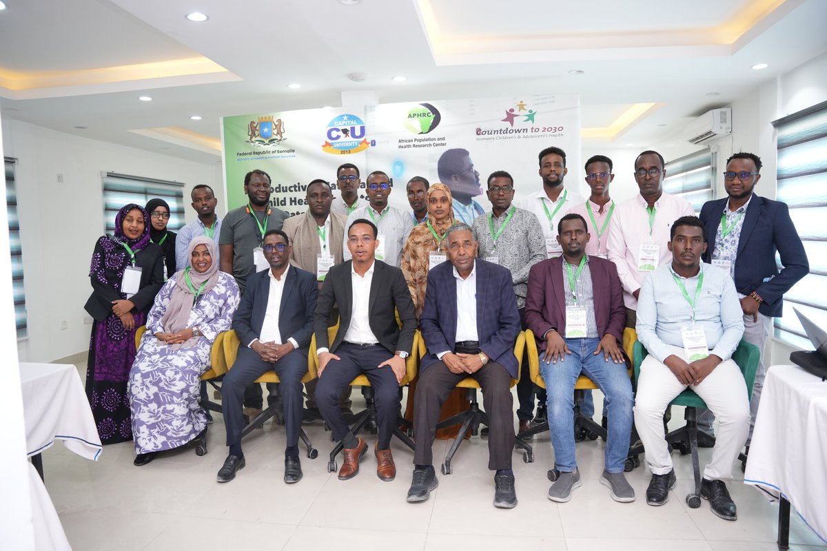 Countdown2030's tweet photo. The training targeting our Somalia country collaboration team aims to enhance their data analysis skills &amp; knowledge on coverage of health interventions and key drivers of change related to reproductive, maternal, and child health in the country. https://t.co/sDhijDxF0s