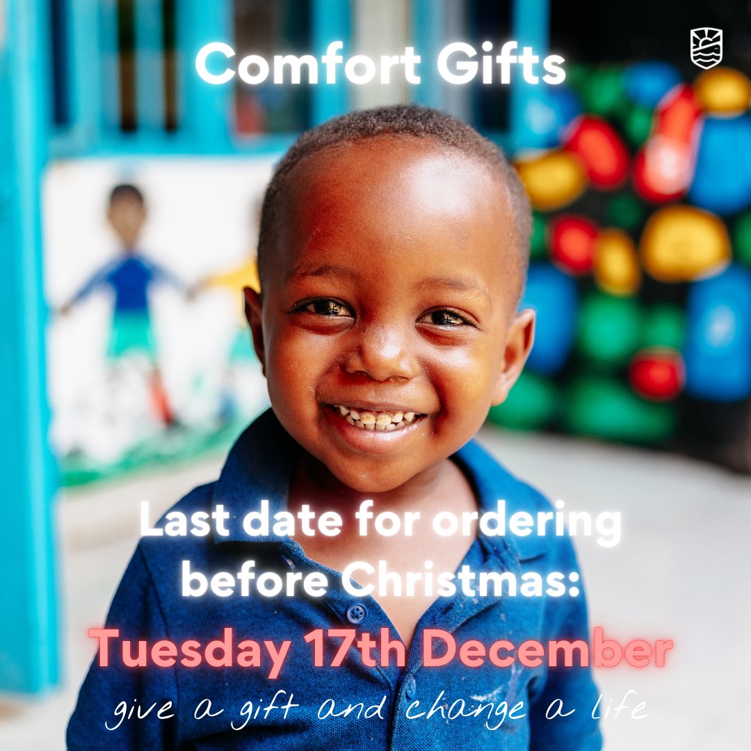 Your last day to order Comfort Gifts, calendars or crafts in time for Christmas is the 17th of December. Get your orders in this weekend at shop.comfortinternational.org - give a gift and change a life this Christmas!

#comfortinternational #alittlecanchangealife #wearecomfort