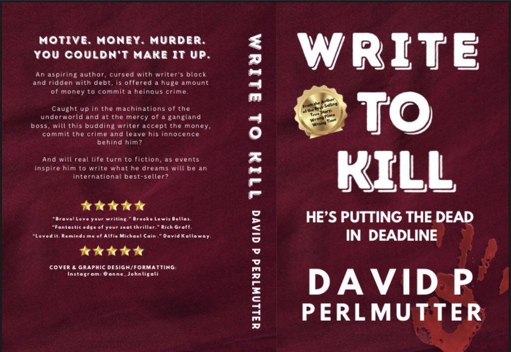 davepperlmutter's tweet photo. Thanks 🙏
Do you WANT to WIN the FIRST SIGNED HARDBACK copy of #WriteToKill with OVER 500 pages and also donating towards the #WriteToKillMovie project? 🎬
Of course you do!!! It’s ONLY £1, $1, yes ONLY £1/$1 to take part! 💷
UK LINK: https://t.co/0JVlvZ7mk1 🇬🇧
USA LINK: https://t.co/e40tw5cCPh 🇺🇸 Page run by @Publishquest
WINNER announced on @elonmusk’s @X @Xbooks 31st Dec 🏆GOOD LUCK 🤞
#BooksMakeGreatGifts #bookblast #bookboost #BooksWorthReading #ShamelessSelfpromoTuesday #America #USA #GreatBritain