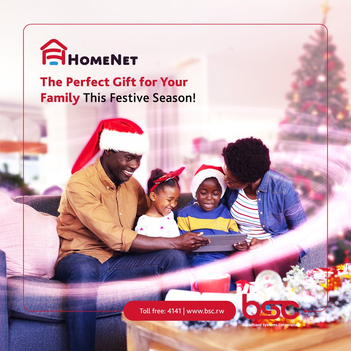 bscrw's tweet photo. Unwrap the joy of staying connected! This festive season, give your family the gift of HomeNet. Call 4141 today to sign up and enjoy free installation with a complimentary device.
#enablinginnovation #homenet #homeinternet #Rwanda #explore https://t.co/fTdBAeZbil