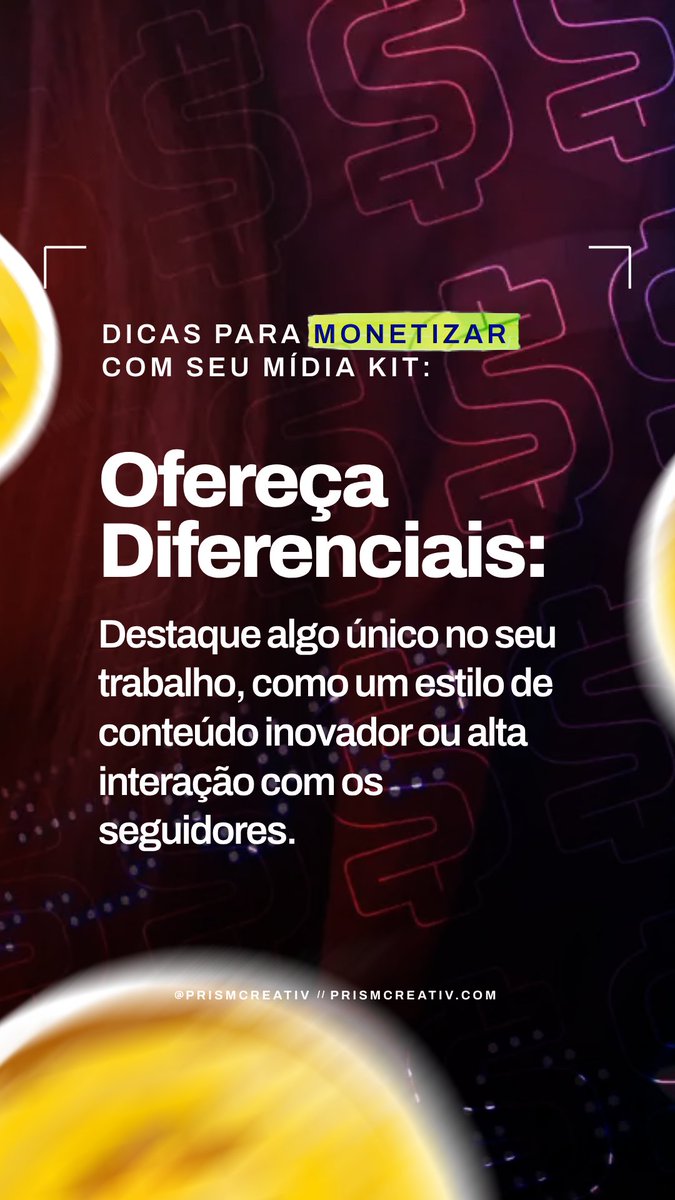 PrismCreativ's tweet photo. Mídia Kit é um documento de apresentação profissional projetado para mostrar aos potenciais  parceiros de negócios o valor de trabalhar com você. [ https://t.co/LSzyGC0nn7 ] https://t.co/gcHqlWscDJ
