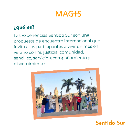 Ser y estar son dos verbos a veces
consumidos por la tiranía del verbo hacer.
#SentidoSur es una propuesta para el
encuentro con el otro, para ser y estar en el
mundo. magis.es/exp/sentido-su…
