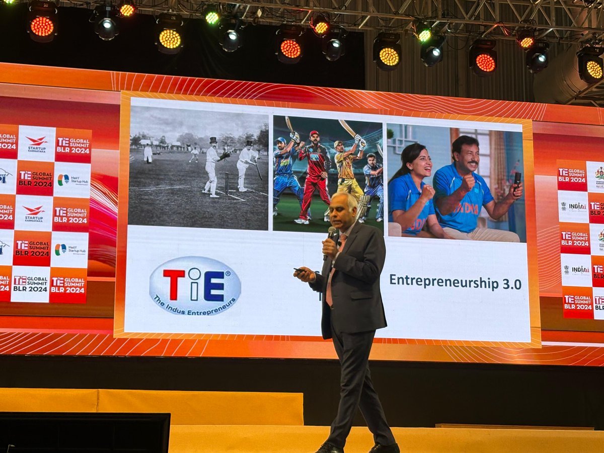 KPMGIndia's tweet photo. .@AkhileshTuteja, @KPMGIndia speaking at the TiE Global Summit 2024, Bengaluru:

In India, women own approximately 20% of #MSMEs, and nearly 45% of #startups are emerging from tier 2 and 3 cities. With over 1,000 #incubators offering resources, mentorship, and funding, #entrepreneurship in India is truly being democratised!

As entrepreneurs, you do not have to chase what's coming tomorrow. A lot of magic can be created with what's available today. To make your entrepreneurial journey successful, focus on building a sustainable #businessmodel. In the long run, despite any obstacles, #soundeconomics will always prevail.

@TiEBangalore #TGS2024 #startups #TiEGlobalSummit2024 #Entrepreneurship #Innovation
