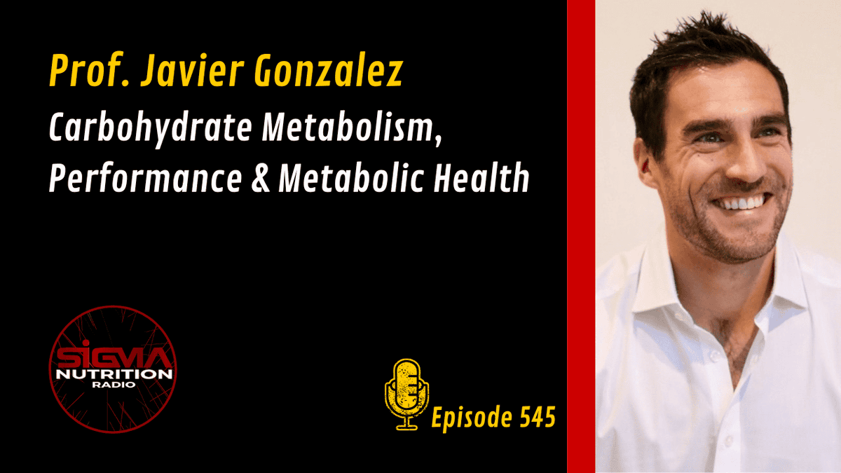 Danny Lennon (@nutritiondanny) on Twitter photo New episode w/ <a href="/Gonzalez_JT/">Javier Gonzalez</a> on all things carbohydrate metabolism!
We discuss:
- Blood glucose & metabolic health
- Exercise and glucose dynamics
- Reactive hypoglycemia
- Recent study: Ketogenic diet vs. sugar restriction
- Common misconceptions
See: sigmanutrition.com/podcast-welcom… New episode w/ <a href="/Gonzalez_JT/">Javier Gonzalez</a> on all things carbohydrate metabolism!
We discuss:
- Blood glucose & metabolic health
- Exercise and glucose dynamics
- Reactive hypoglycemia
- Recent study: Ketogenic diet vs. sugar restriction
- Common misconceptions
See: sigmanutrition.com/podcast-welcom…