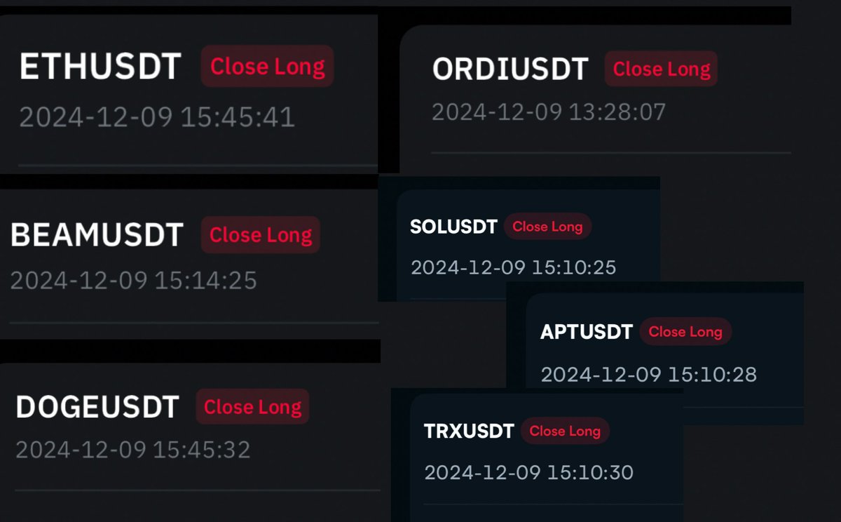 MMCrypto's tweet image. #Crypto: I closed these 7 trades yesterday before the Dump.

I updated everyone in my YouTube video about it.