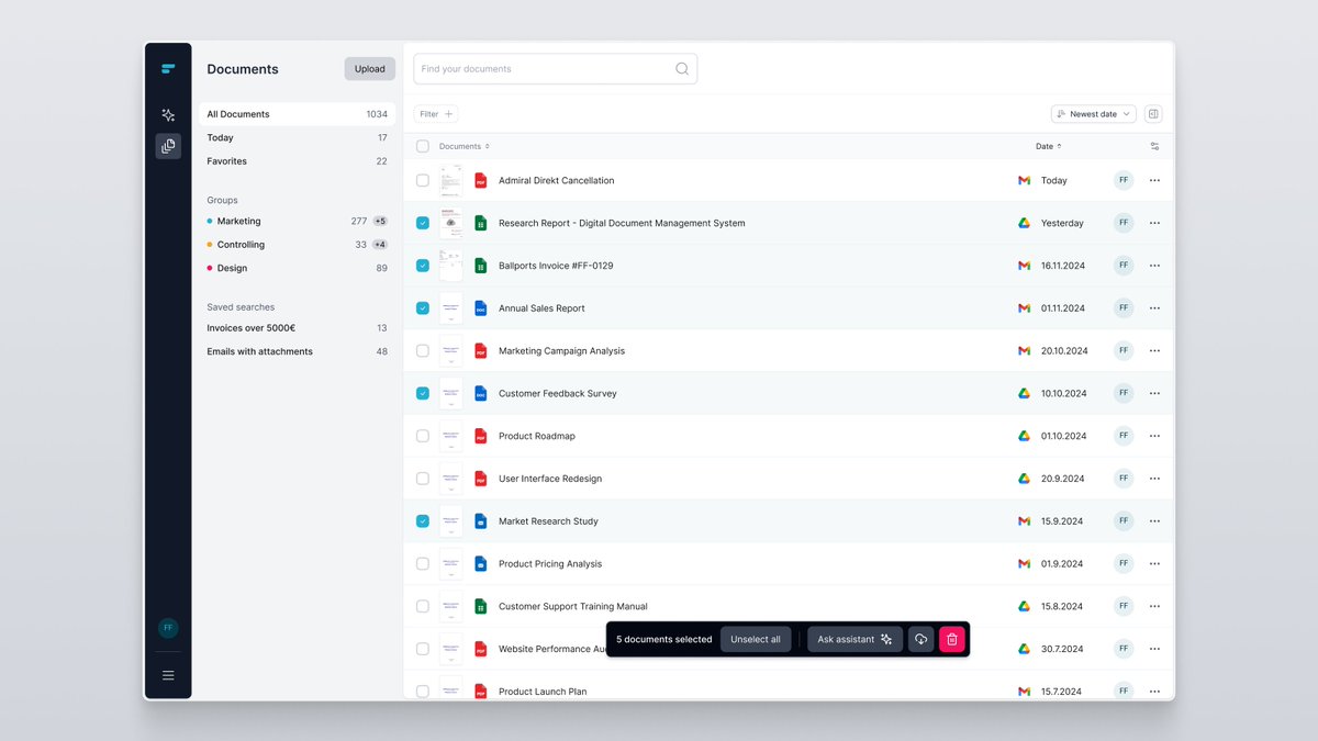JulianDik_'s tweet photo. Improved the document view for @refind_ai by adding document type and source. https://t.co/aEfvAH3n6T