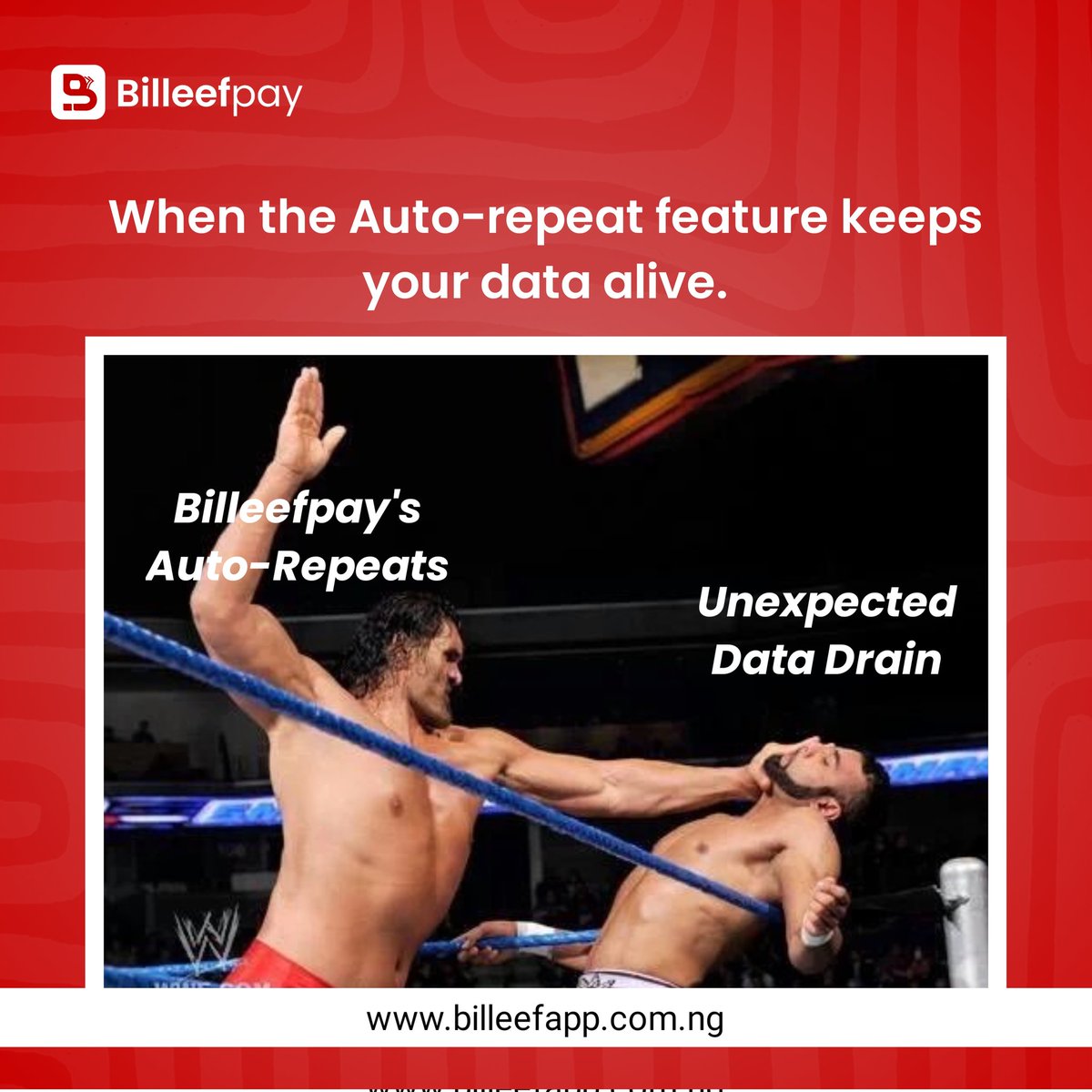 billeefpay's tweet photo. Tired of running out of data at the worst moments? ๐ Let BilleefPayโs Auto-Repeats feature slap unexpected data drains out of your life! Stay connected effortlessly, every day, week, or month. ๐
#StayConnected #Billeefpay #AutoRepeats #DataMadeEasy #SeamlessTopUp https://t.co/JsWJ2dyCTV