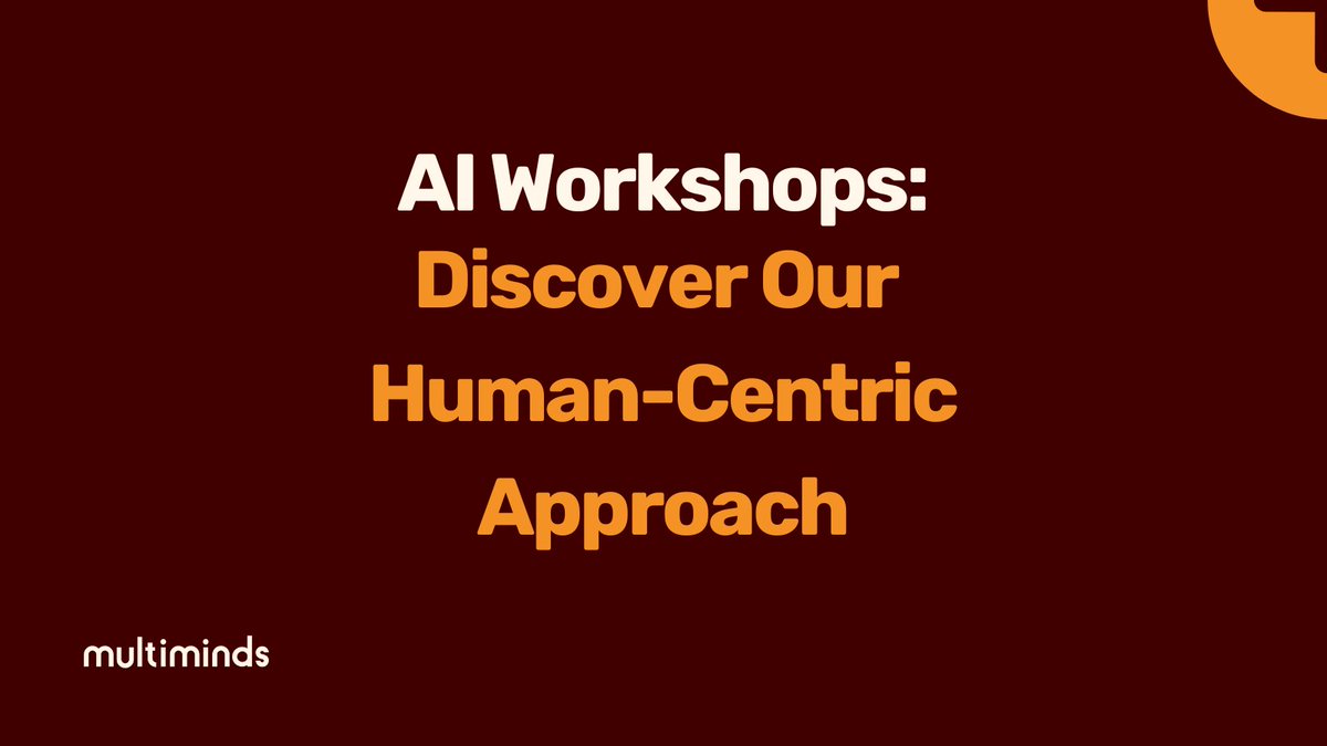 Do you want to discover the value #MachineLearning and #GenerativeAI can bring to your organisation? Whether starting or scaling your #AI journey, we’ll guide you. From identifying use cases to ensuring ethical AI, we’ll guide you every step of the way. multiminds.eu/accelerators/a…