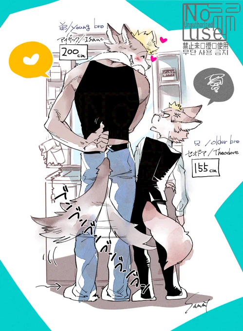 Lovely OCs💞 
🐺🐺bro 