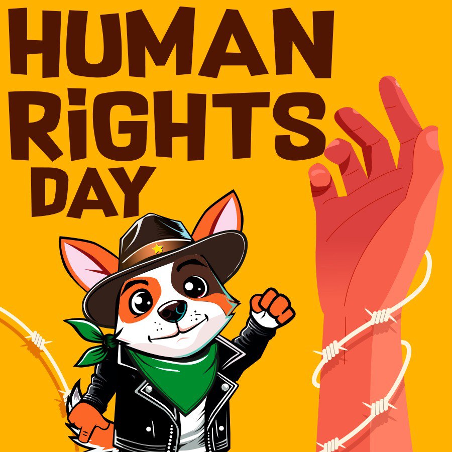 BandidoTeam's tweet photo. #Bandido coin stands for compassion and equality!
On this Human Rights Day, let’s honor the rights of all beings—humans and animals alike 📷📷
Your investment in $BANDI empowers shelters and creates hope for those in need.
Together, we can make a difference!
#BandidoTeam #HumanRights #bandicoin