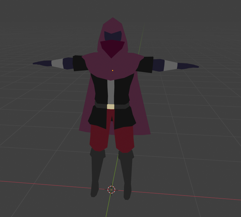 zlitzgames's tweet photo. Third time's a charm! I prefer this #blender model way more than my previous attempts. I also choose not to do lighting, use flat colors and remove small details as this guy will be pixelated in the game.
#indiegame #gamedev #WIP https://t.co/NjAeBHjAtl