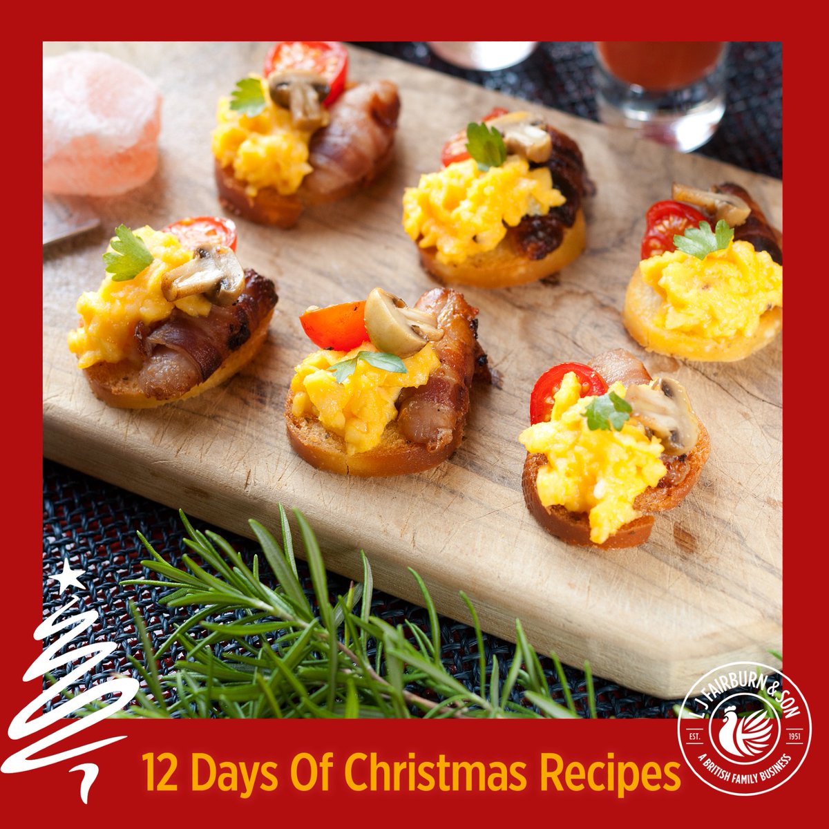 12 Days of Christmas Recipes - Day 10 🎄🍴🧑‍🍳

Mini English Breakfasts - Perhaps the cutest canapés around?