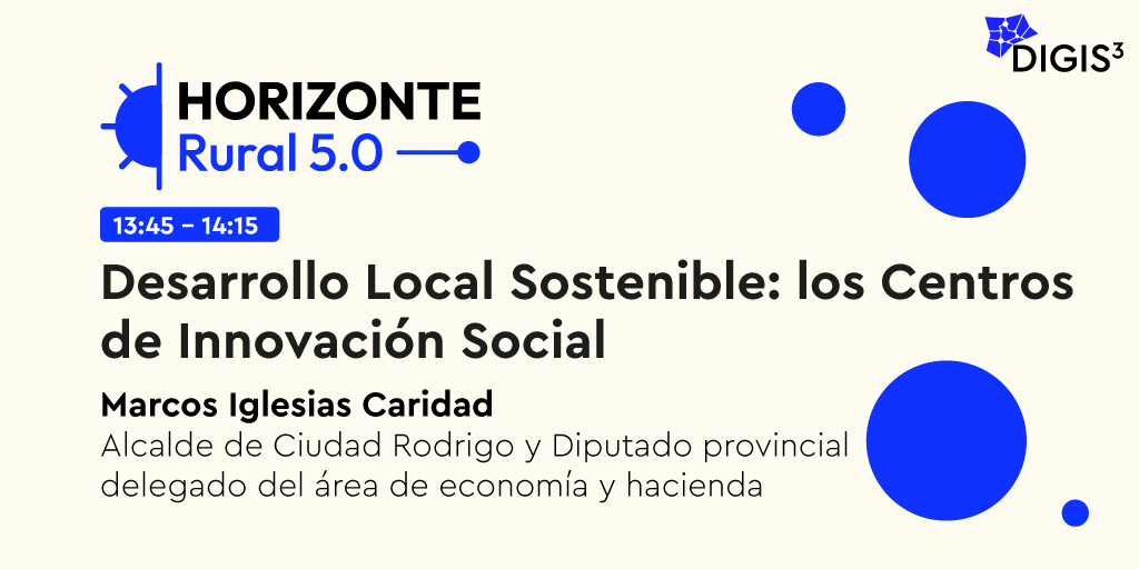 DIGIS_3's tweet photo. 🌐Durante el Congreso Horizonte Rural 5.0 organizado por @DIGIS_3 y @TheAirInstitute, Marcos Iglesias Caridad, alcalde de Ciudad Rodrigo y diputado provincial, nos hablará sobre el Desarrollo Local Sostenible.
🕘 17 de diciembre
😉Inscríbete: https://t.co/VQtYWhwcRH https://t.co/JGIrXVCLeL