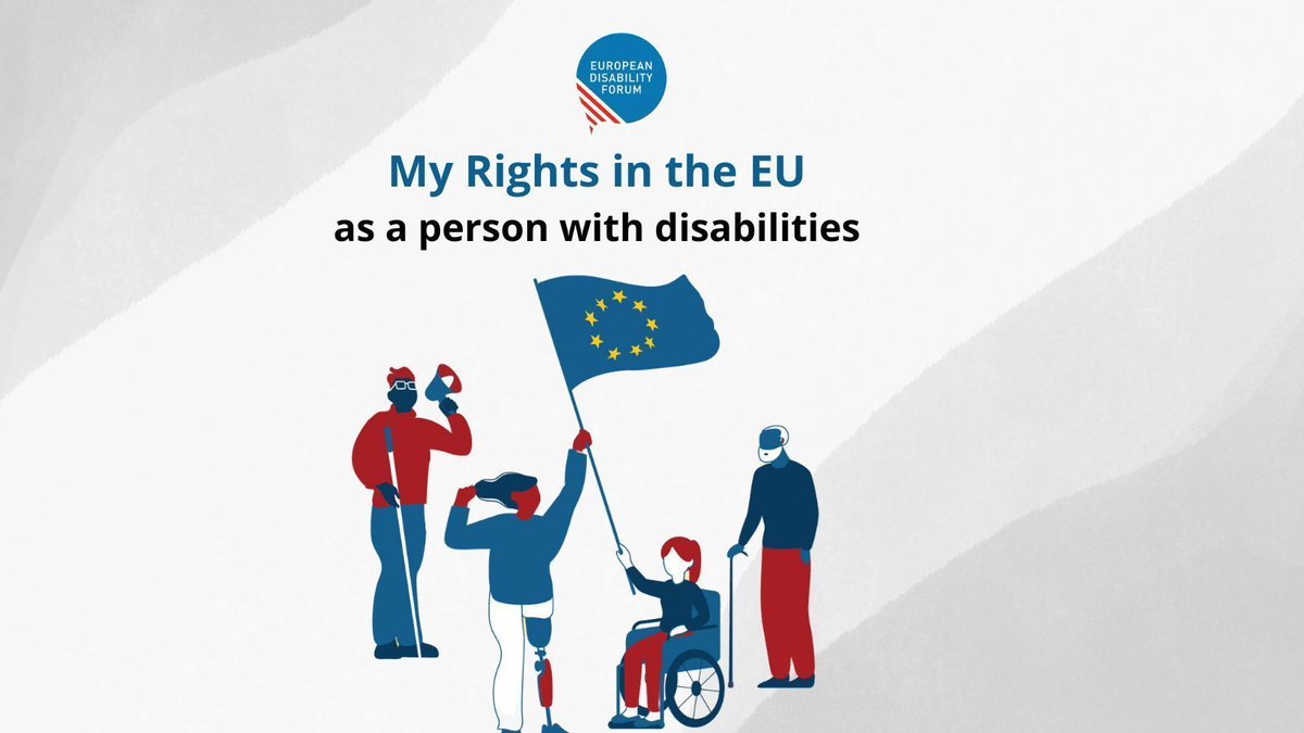 Do you know your rights as a person with disabilities in the EU?

Our new report includes:
➡️ Your EU-guaranteed rights
➡️ How the EU works &amp; your legal protection
➡️ How to act against discrimination

Your roadmap to claiming your rights!
buff.ly/4iqXCyJ
#HumanRights