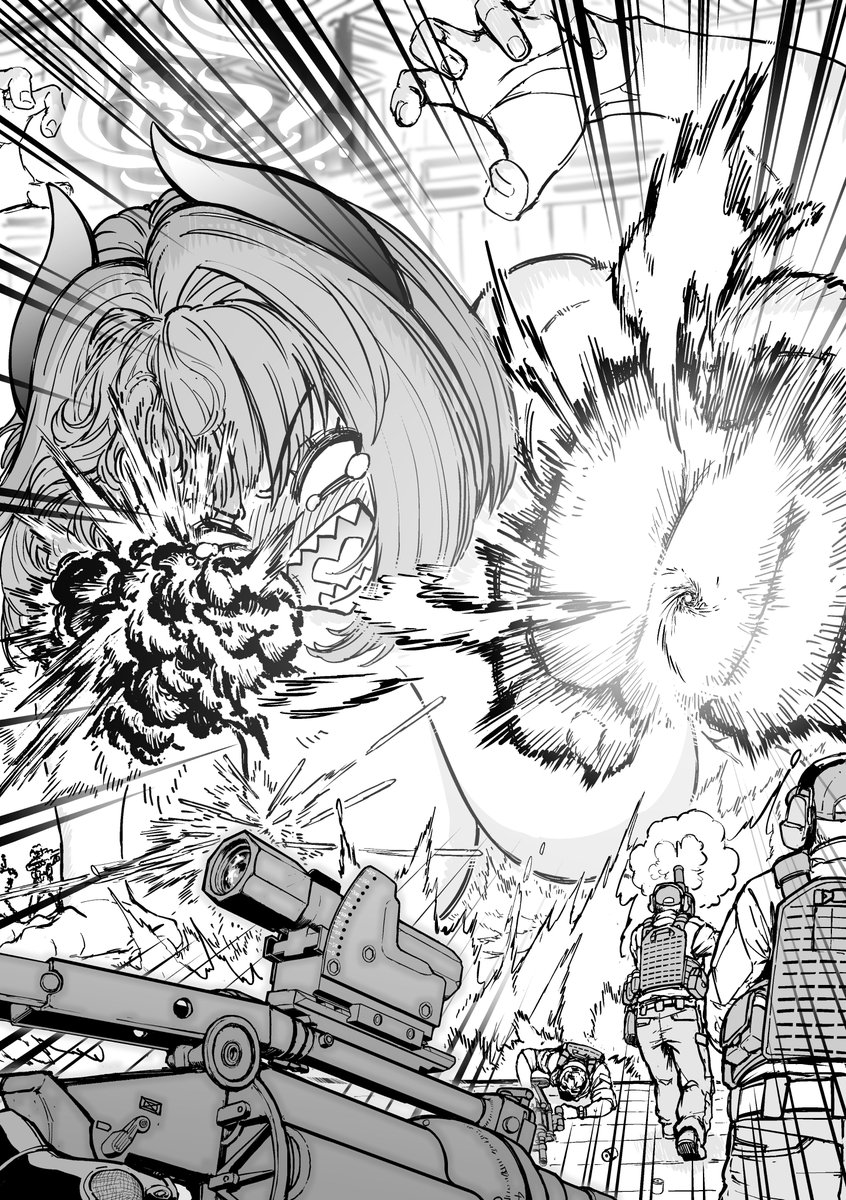 #AIは銃描けないからTLを銃持った絵で一杯にしようぜ 