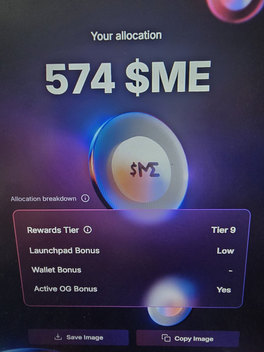 pilling_josh's tweet photo. Not what I expected, but my wallets loaded ready to buy more after launch 🚀🚀🚀 $ME https://t.co/KvzQtwOd3E
