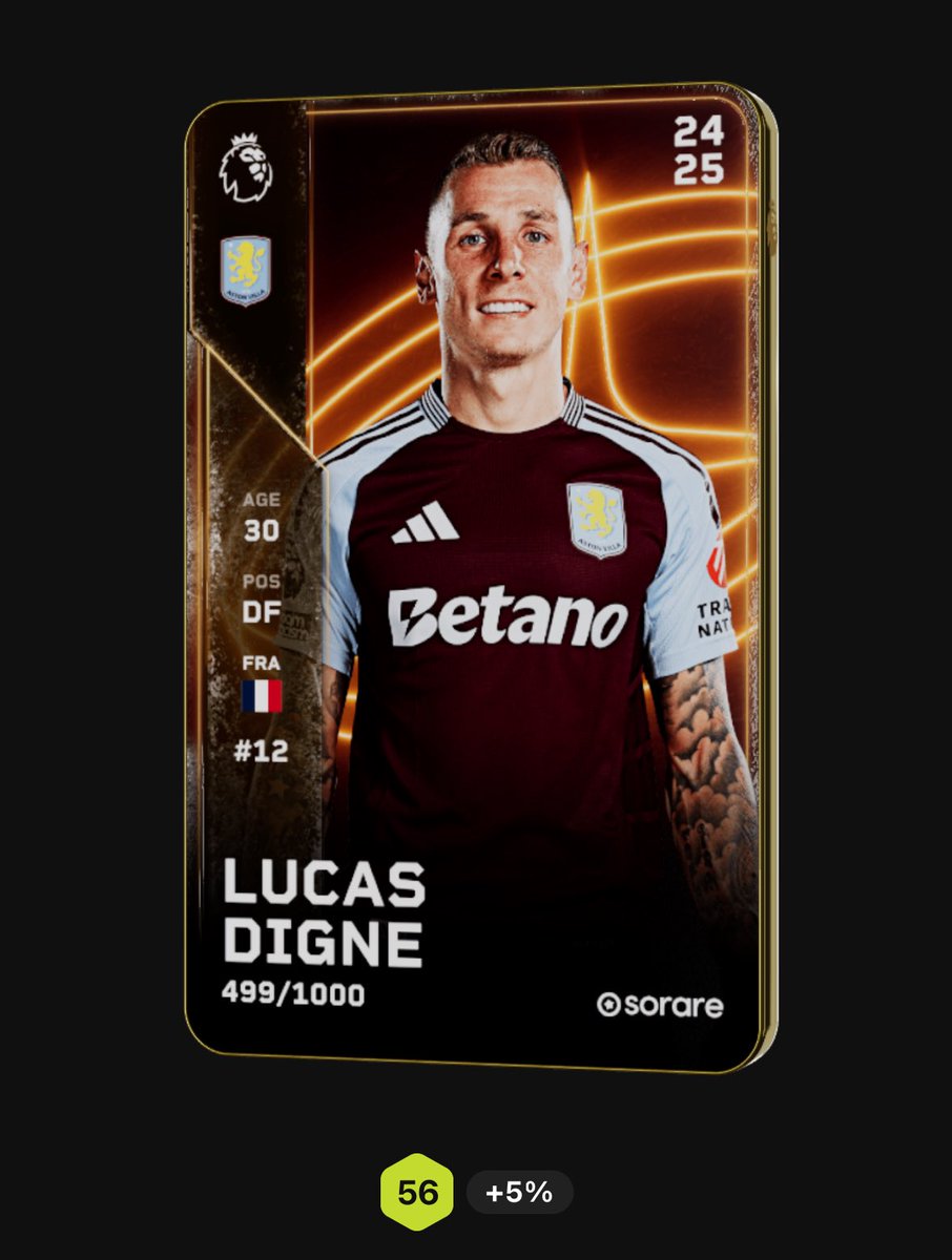 I didn’t have time for the Xmas giveaways last night, I was channeling my inner Cole Palmer last night on the pitch….. it was freezing and I couldn’t stop shivering 🥶 

It’s Christmas time on <a href="/Sorare/">Sorare</a> 🎅

Day 9 - Digne

To enter the giveaway:

1️⃣ Subscribe &amp; Like