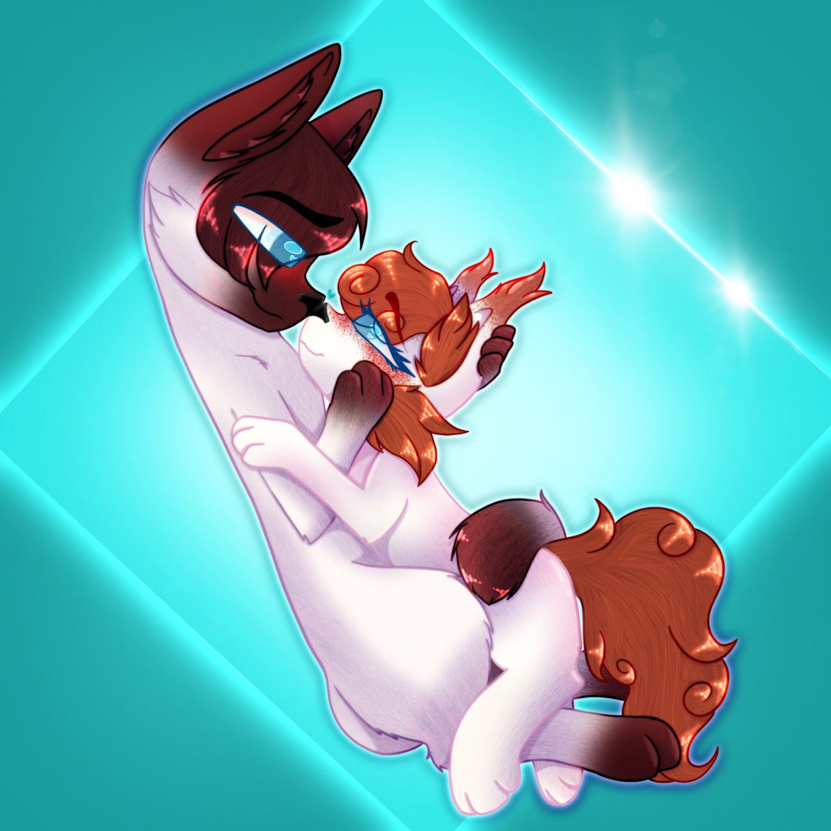 KittyCocoa69's tweet photo. Art trade I did a little bit ago with some closeups https://t.co/5auu4BeH9I