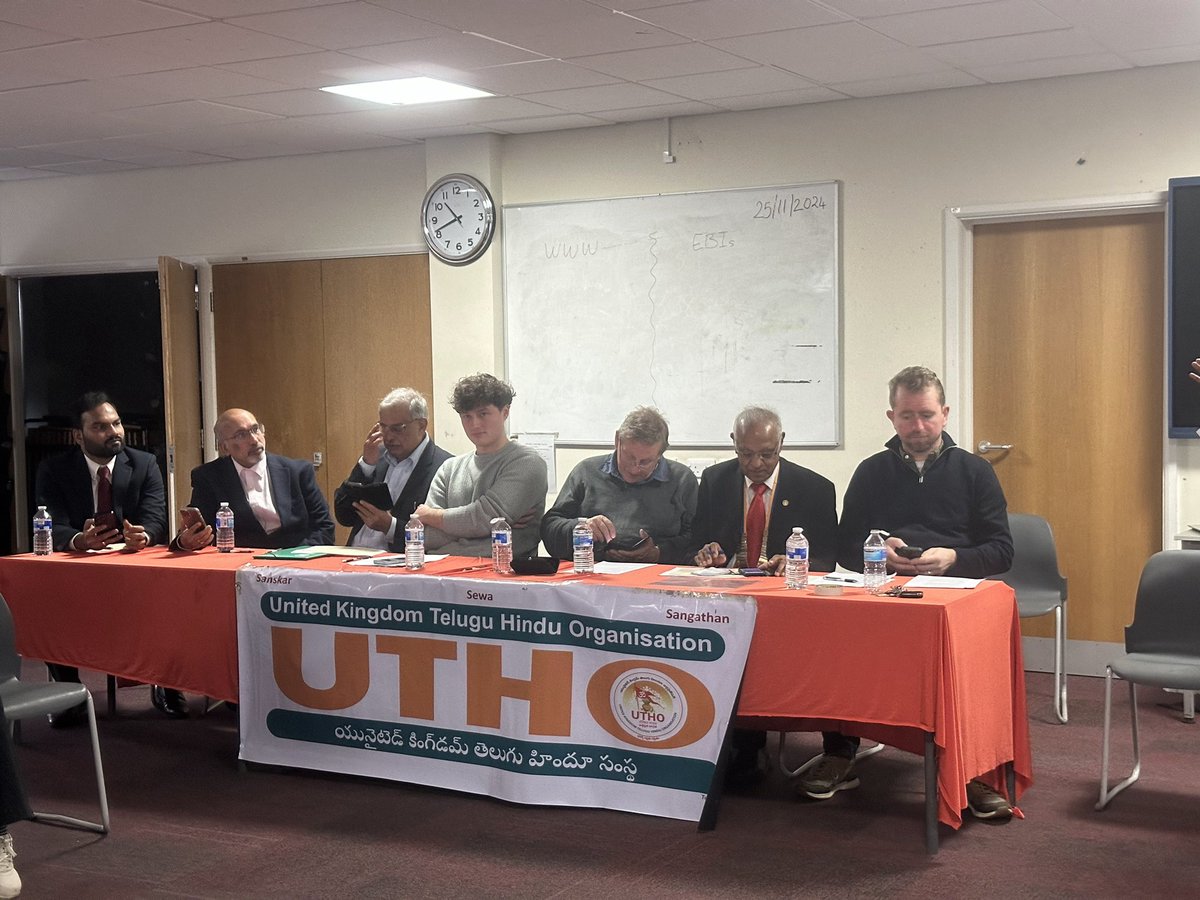 UKTeluguHindu's tweet image. Another location this time..Rugby 
Rugby saw over 80 participants, mostly students and parents,engaging in a vibrant debate on AI regulation. MP John Slinger, Sarah Feeney, Ish Mistry &amp;amp; local community representatives attended, offering valuable insights
#ukpw #uthopw #TeamUTHO