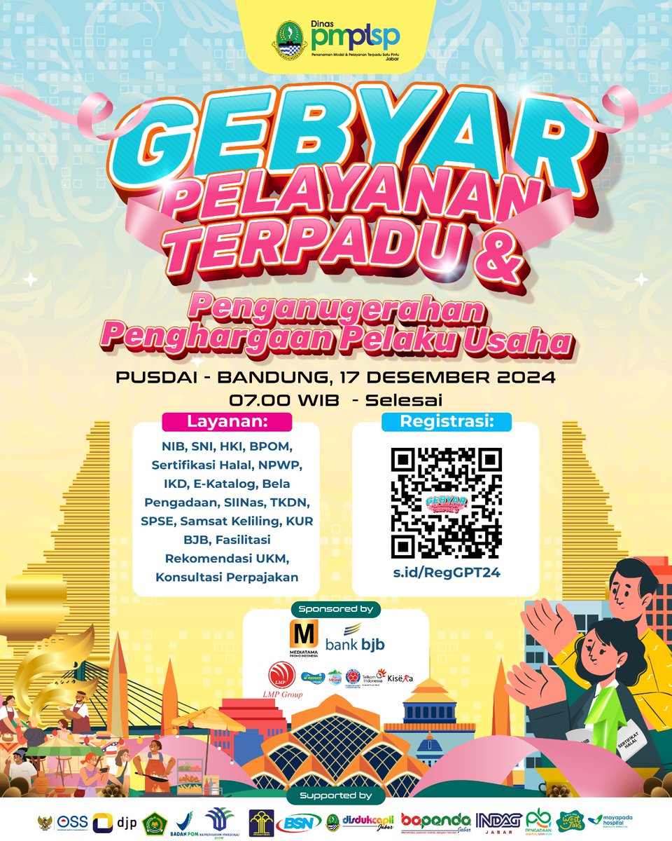 ✨ H-7 menuju Gebyar Pelayanan Terpadu (GPT) 2024! ✨

Tidak terasa, tinggal 7 hari lagi acara yang kita nantikan bersama akan digelar! 💫 Bersiaplah untuk menikmati layanan terbaik, hiburan seru, dan berbagai program menarik dalam satu hari spesial.