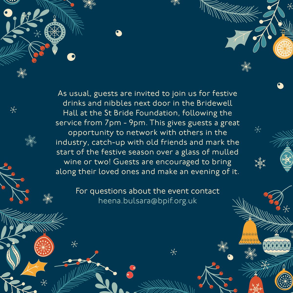 BPIF's tweet photo. It's almost time! We're looking forward to seeing you tomorrow at St Brides Church for the annual Carols for Printers celebration!

For those of you who haven't had the chance yet, click here to register: https://t.co/wfU8aSGsVo

#printingindustry #bpif #events #christmas https://t.co/i6ECAcP0eT