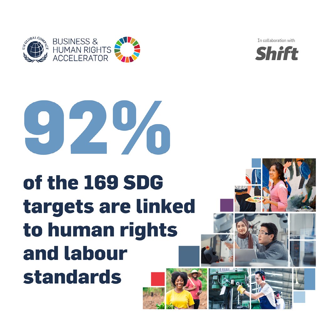 As it is Human Rights Day we wish to emphasize the importance of human rights in achieving the SDGs🤝

Take action by joining the Business &amp; Human Rights Accelerator.

➡️Register in the next two weeks: globalcompact.ch/business-and-h…

#UnitingBusiness #TenPrinciples
