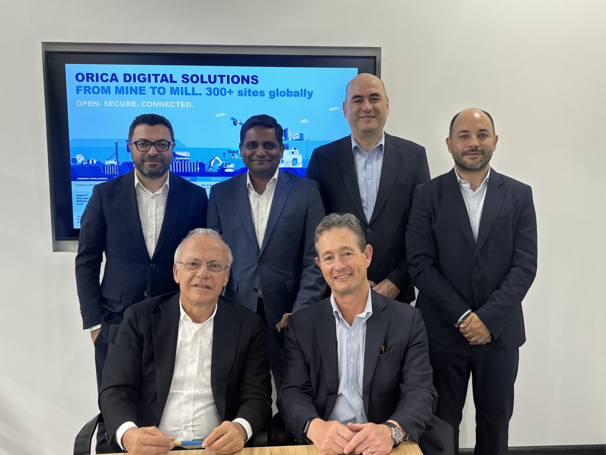 im_mining's tweet photo. Orica Digital Solutions and KAPEKS have agreed to collaborate to introduce advanced digital technologies and solutions to enhance productivity, safety &amp; sustainability across Turkey’s rapidly expanding mining sector | https://t.co/4heR9MXBAZ @OricaLimited #KAPEKS #digitalmine https://t.co/b222kMQ9qb