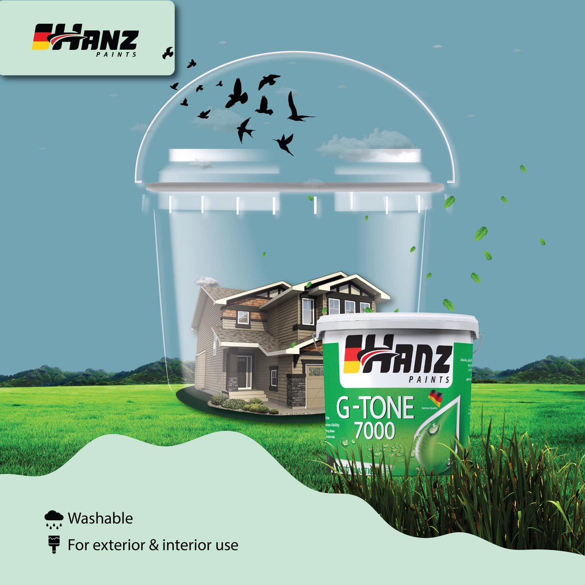 HanzExport's tweet photo. Hanz 📷 G-Tone 7000 📷
📷Bright Whitness📷
📷High Coverage Rate📷
📷High Spreading Rate📷
📷For Exterior and Interior Use 📷
📷For more info about agency and distribution "Outside Egypt" please contact at:
📷Whats app: +201013480051
📷Email:walaa.badr@hanzpaints.com https://t.co/4xgri4C0RT