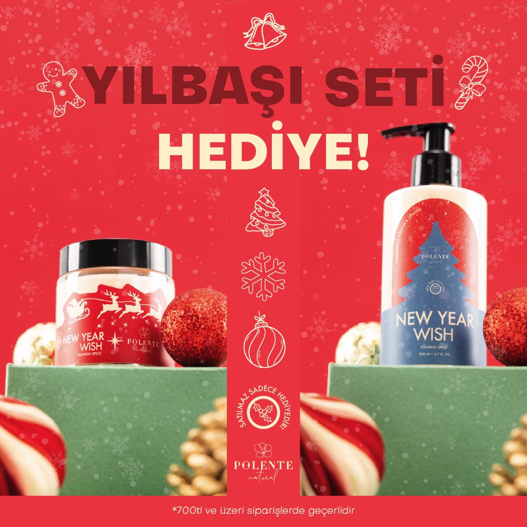 Yeni yıl hediyelerin polentenatural.com ‘da