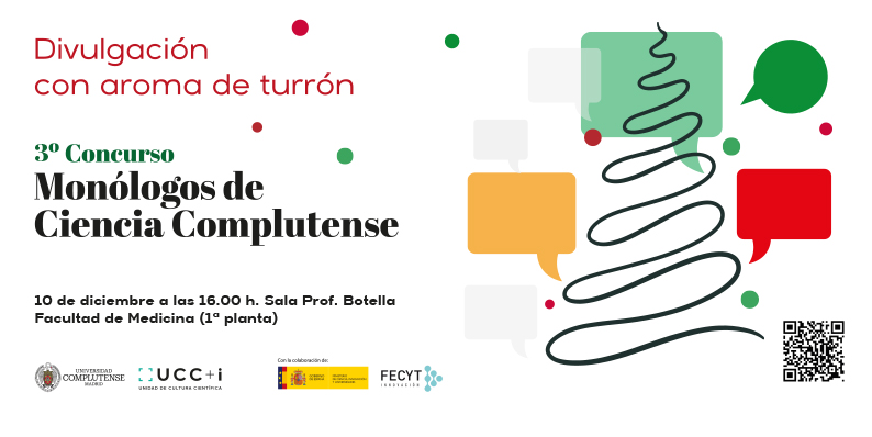 🎉¡Es hoy, es hoy!

La 3⃣ edición de Divulgación con aroma de turrón ya está aquí

Nuestros 1⃣5⃣ monologuistas están preparados y hemos llenado la sala Profesor Botella de <a href="/FMedicinaUniCM/">Facultad de Medicina UCM</a> 

Si no quieres perderte el evento, estaremos en streaming por aquí: ucm.es/directo