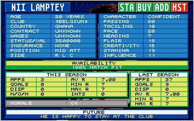Championship Manager legend Nii Lamptey turns 50 today! 🎂 #cm9394