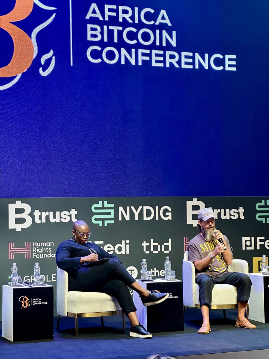Twitter/X Founder Jack Dorsey live at the Africa Bitcoin Conference #ABC24

“Decentralizing and making intelligence permissionless is what most concerns me today” - Jack